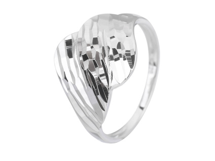 Stříbrný prsten ELEGANTNÍ broušený (Velikost prstenu 63)