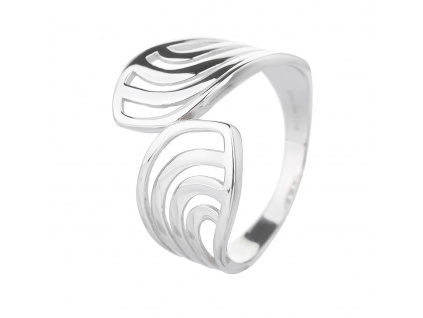 04712 Stříbrný prsten bez kamene šperky BEALIO