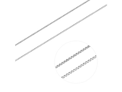 399 14 stribrny retizek venezia leskly delka retizku 36 cm