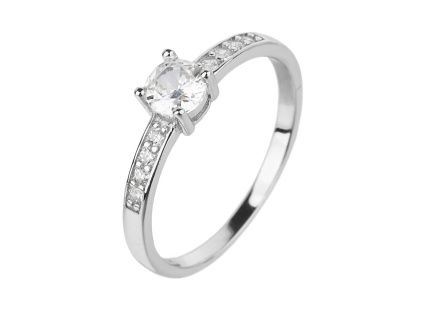 4035 stribrny prsten soliter velikost prstenu 60