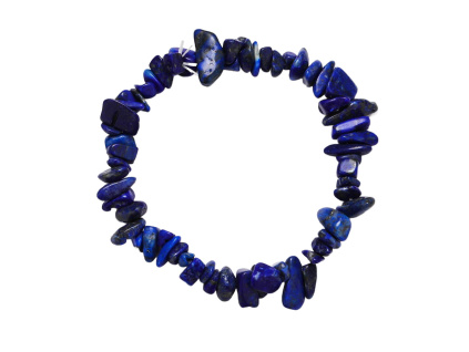 Minerální náramek LAPIS LAZULI sekaný (Délka náramku 17-21 cm)