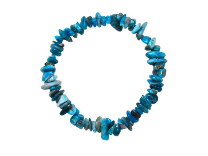 4125 mineralni naramek apatit sekany delka naramku 17 21 cm