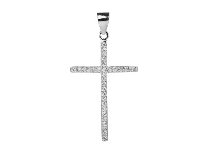 4269 4269 stribrny privesek zarivy kriz 30 mm
