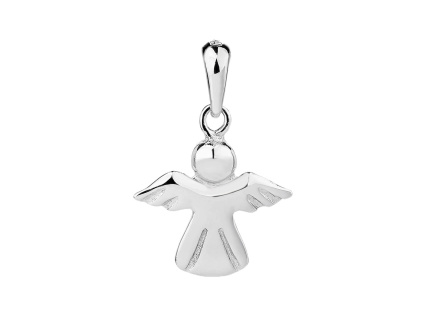 4311 12108 stribrny privesek andel bez kamene sperky bealio