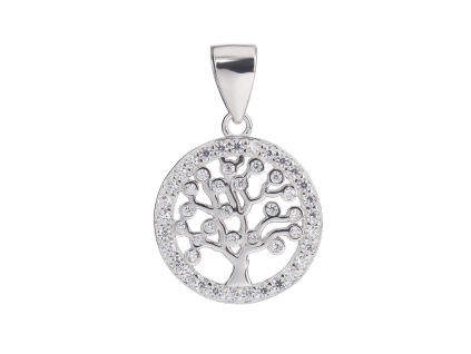 4422 4422 stribrny privesek strom zivota 15 mm