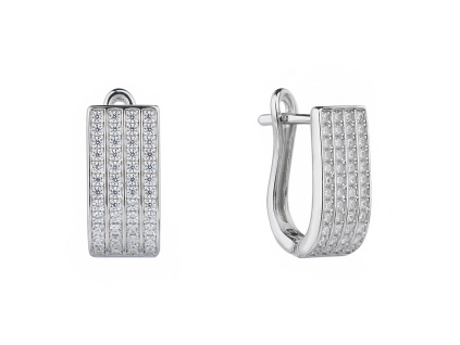 4470 4470 4470 05238 stribrne nausnice francouzske ciry kamen bily zirkon sperky bealio