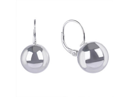 4554 4554 4554 11634 stribrne nausnice klasicky patent koule celostribrne bez kamene sperky bealio