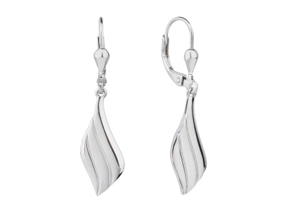 4620 4620 09054 stribrne nausnice visaci patent dlouhe mat a lesk bez kamene sperky bealio