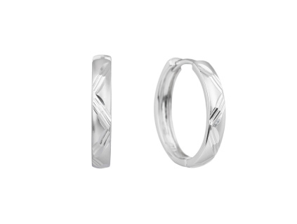 4629 4629 06278 stribrne nausnice krouzky francouzske matovane brousene bez kamene sperky bealio