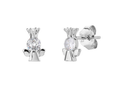 4632 stribrne nausnice princezna