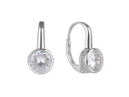 5007 5007 stribrne nausnice kulate 7 mm