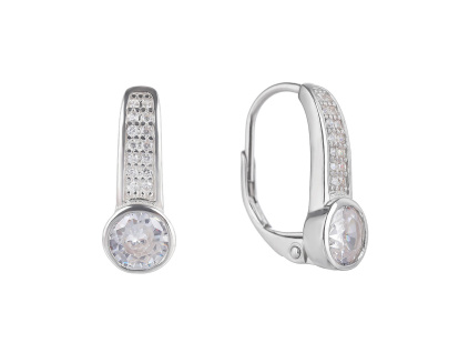 5016 5016 stribrne nausnice kulate zarive