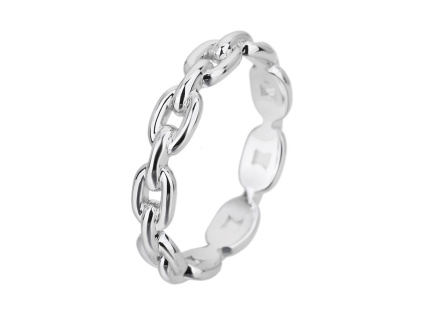 Stříbrný prsten OČKA (Velikost prstenu 62)