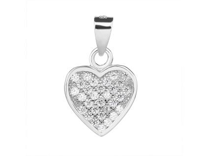 5211 5211 stribrny privesek srdce