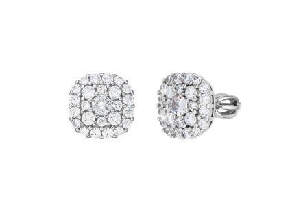 5331 5331 12669 stribrne nausnice zarivy ornament sroubek ciry kamen bily zirkon sperky bealio