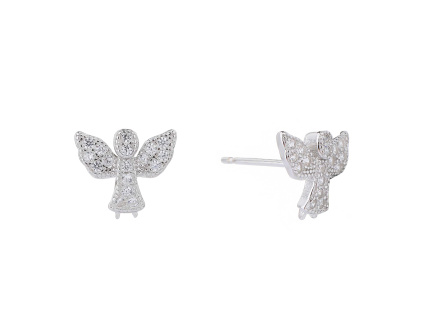 540 540 05202 stribrne nausnice pecky puzeta andel sperky bealio