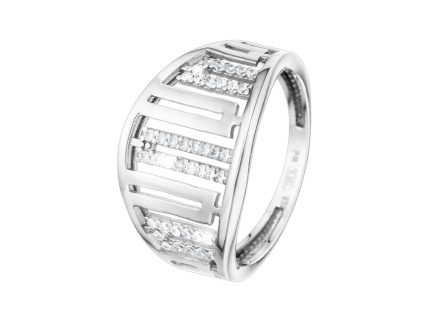 5502 stribrny prsten recky velikost prstenu 59