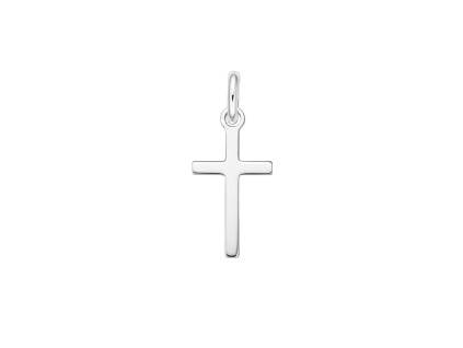 5571 5571 11248 stribrny privesek kriz krizek bez kamene sperky bealio