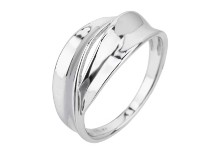 5652 stribrny prsten jednoduchy velikost prstenu 66