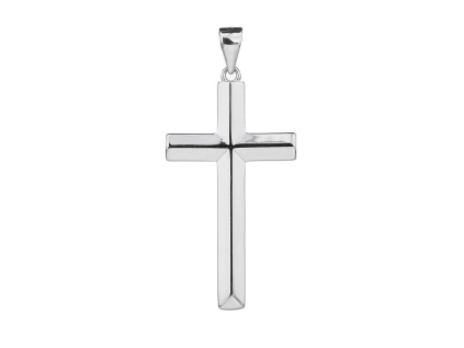 5889 5889 stribrny privesek kriz 33 mm