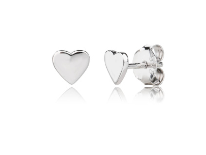 6213 6213 12465 stribrne nausnice srdce male srdicko bez kamene pecky puzeta sperky bealio