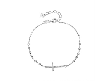 6318 stribrny naramek desatek delka naramku 17 3 cm