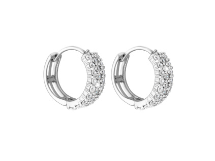 6516 1 6516 1 07337a stribrne nausnice francouzske zapinani kruhy krouzky ciry kamen bily zirkon sperky bealio