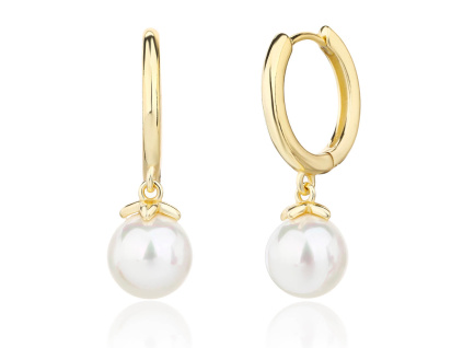 13834 Stribrne nausnice visaci francouzske zapinani ricni perla kamen sperky BEALIO