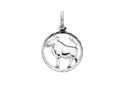 03574 Stribrny privesek znameni zverokruhu byk sperky BEALIO