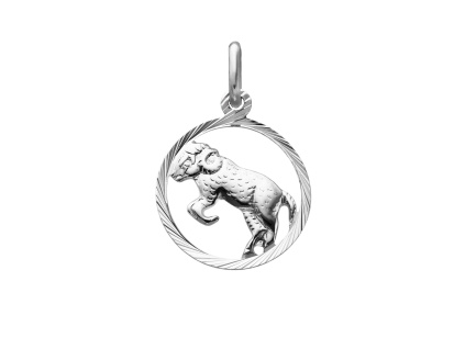 03573 Stribrny privesek znameni zverokruhu beran sperky BEALIO