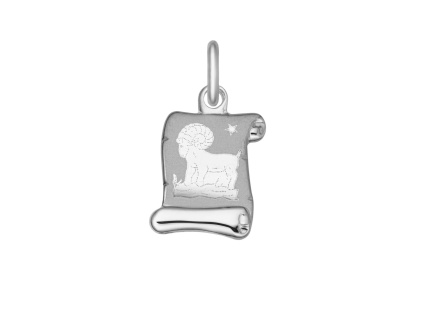 03585 Stribrny privesek znameni zverokruhu beran sperky BEALIO