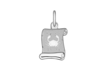 03588 Stribrny privesek znameni zverokruhu rak sperky BEALIO