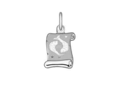 03596 Stribrny privesek znameni zverokruhu ryby sperky BEALIO