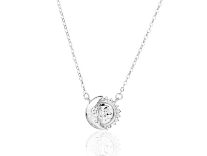 7250 14224 stribrny nahrdlenik slunce mesic spojeni bez kamene sperky bealio