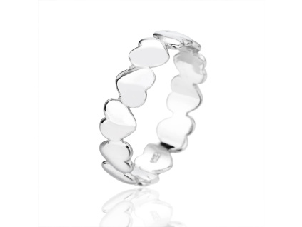 7271 14239 stribrny prsten srdce srdicko bez kamene sperky bealio