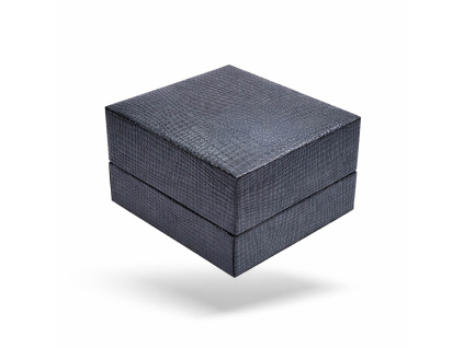 50013 dárková krabička černá šedá tmavě modrá koženková kožená šperky BEALIO