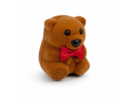 50035 dárková krabička hnědá medvěd medvídek šperky BEALIO