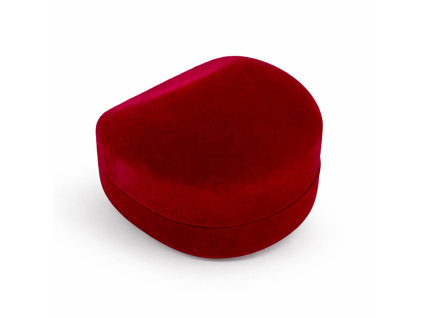 50047 dárková krabička červená sametová šperky BEALIO