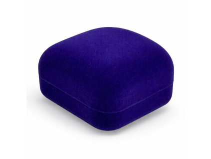 50046 dárková krabička modrá sametová šperky BEALIO