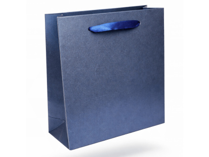 50063 dárková krabička modrá papírová šperky BEALIO