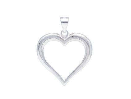 873 2 873 2 stribrny privesek srdce 28 mm