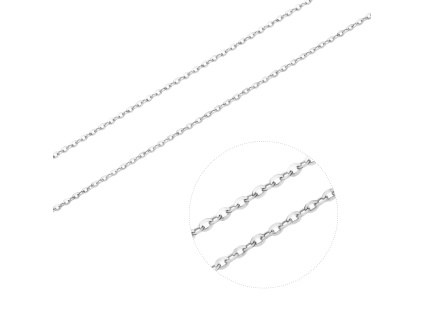 957 2 stribrny retizek brilantina 2 mm delka retizku 60 cm