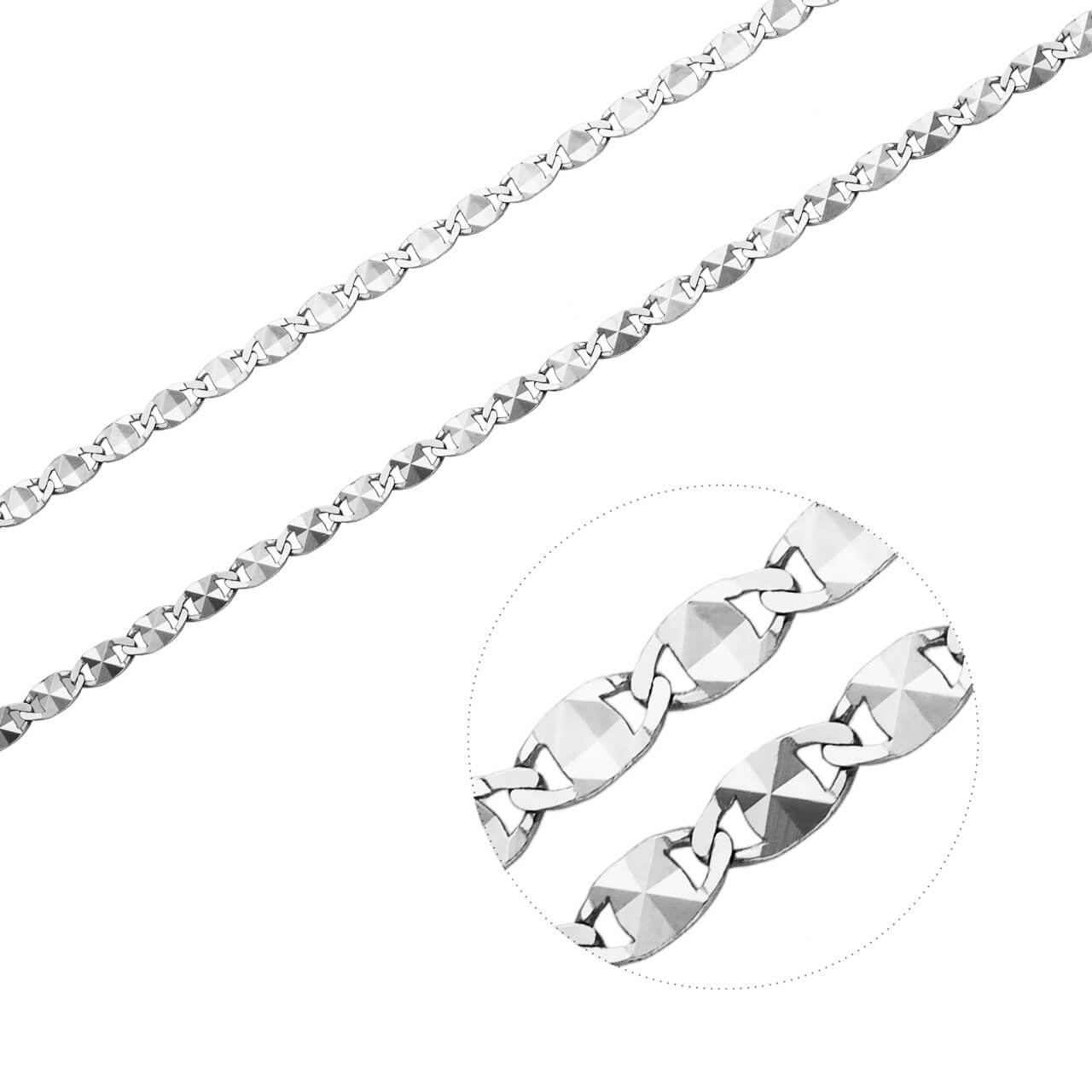 Stříbrný náhrdelník VALENTÝNKA disco Délka řetízku: 42 cm Ag 925/1000