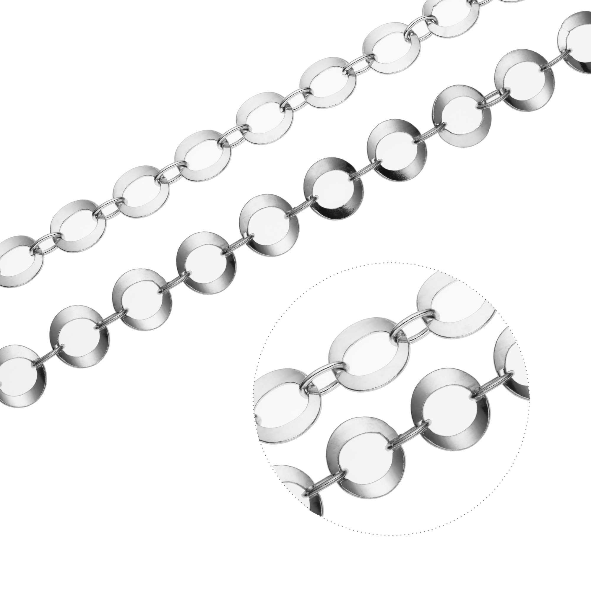 Stříbrný náhrdelník ŘECKÝ Délka řetízku: 50 cm Ag 925/1000