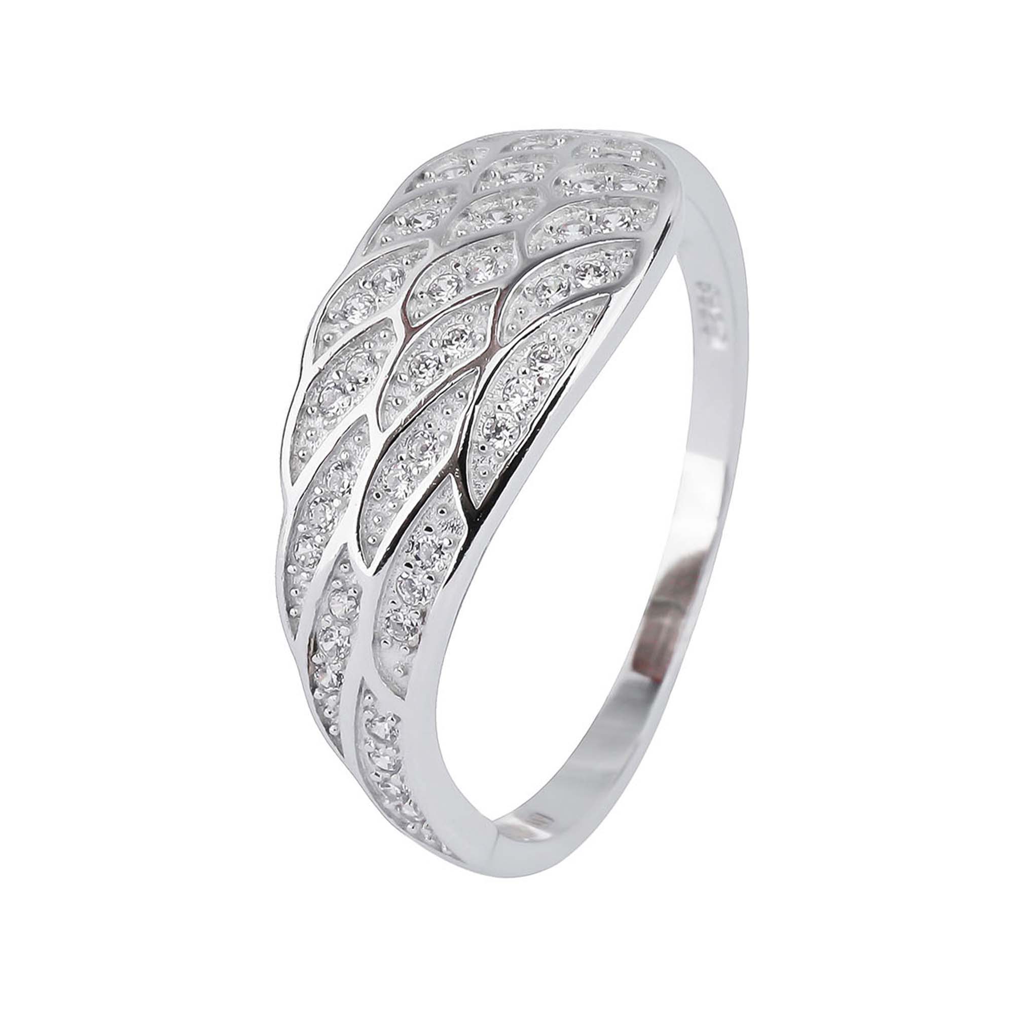 Stříbrný prsten ANDĚLSKÉ KŘÍDLO Velikost prstenu: 52 Ag 925/1000