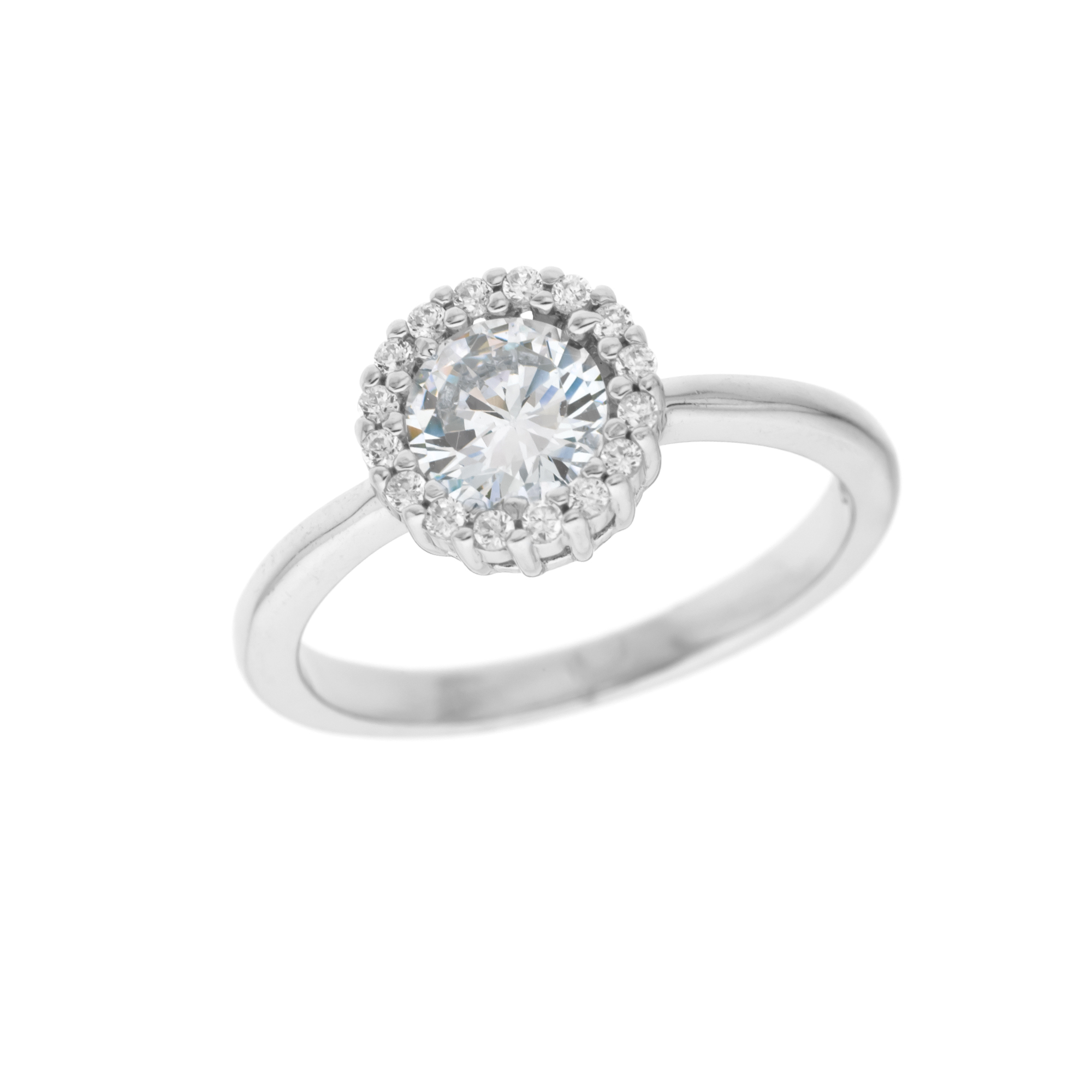 Stříbrný prsten SOLITÉR Velikost prstenu: 51 Ag 925/1000