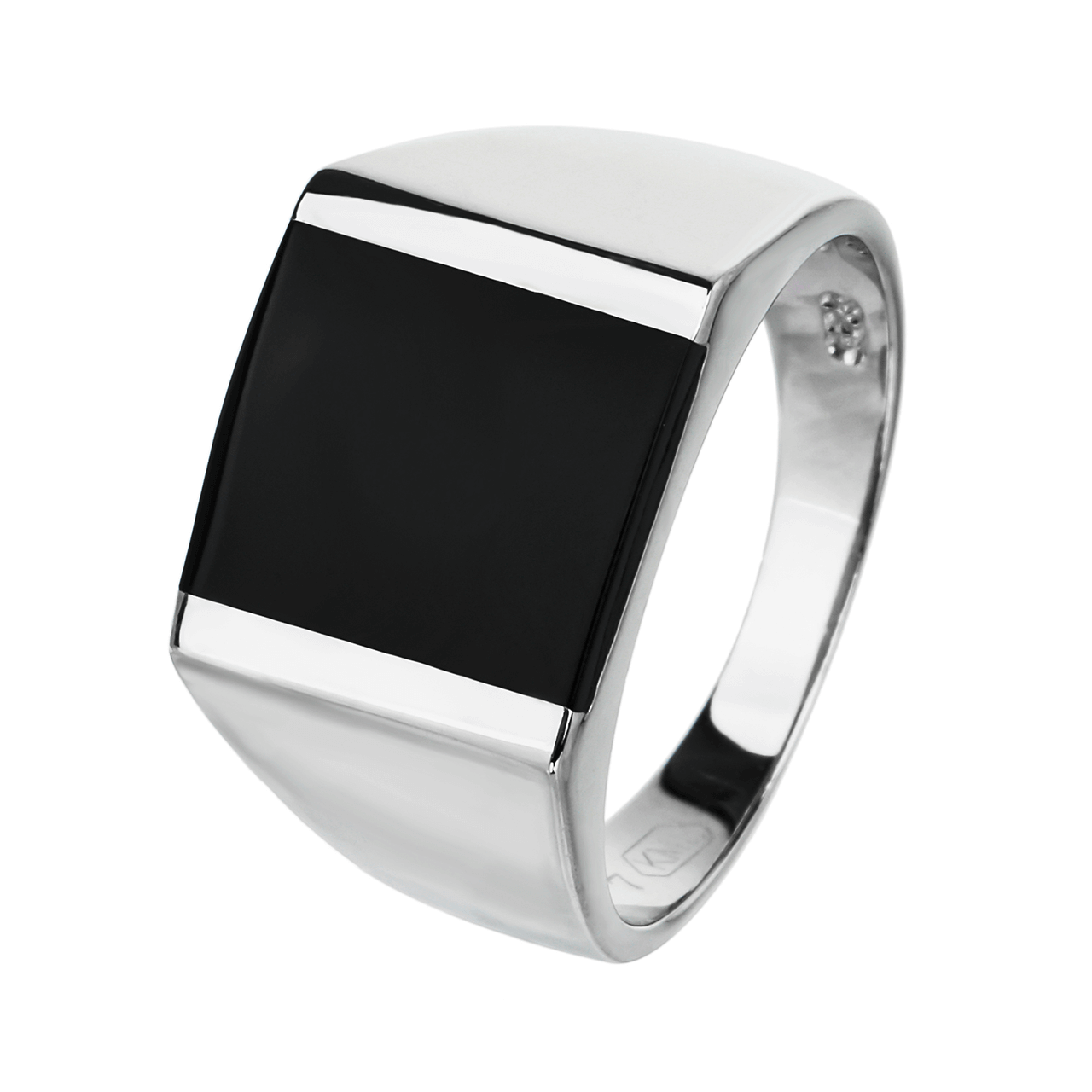 Stříbrný pečetní prsten ELEGANTNÍ Velikost prstenu: 68 Ag 925/1000