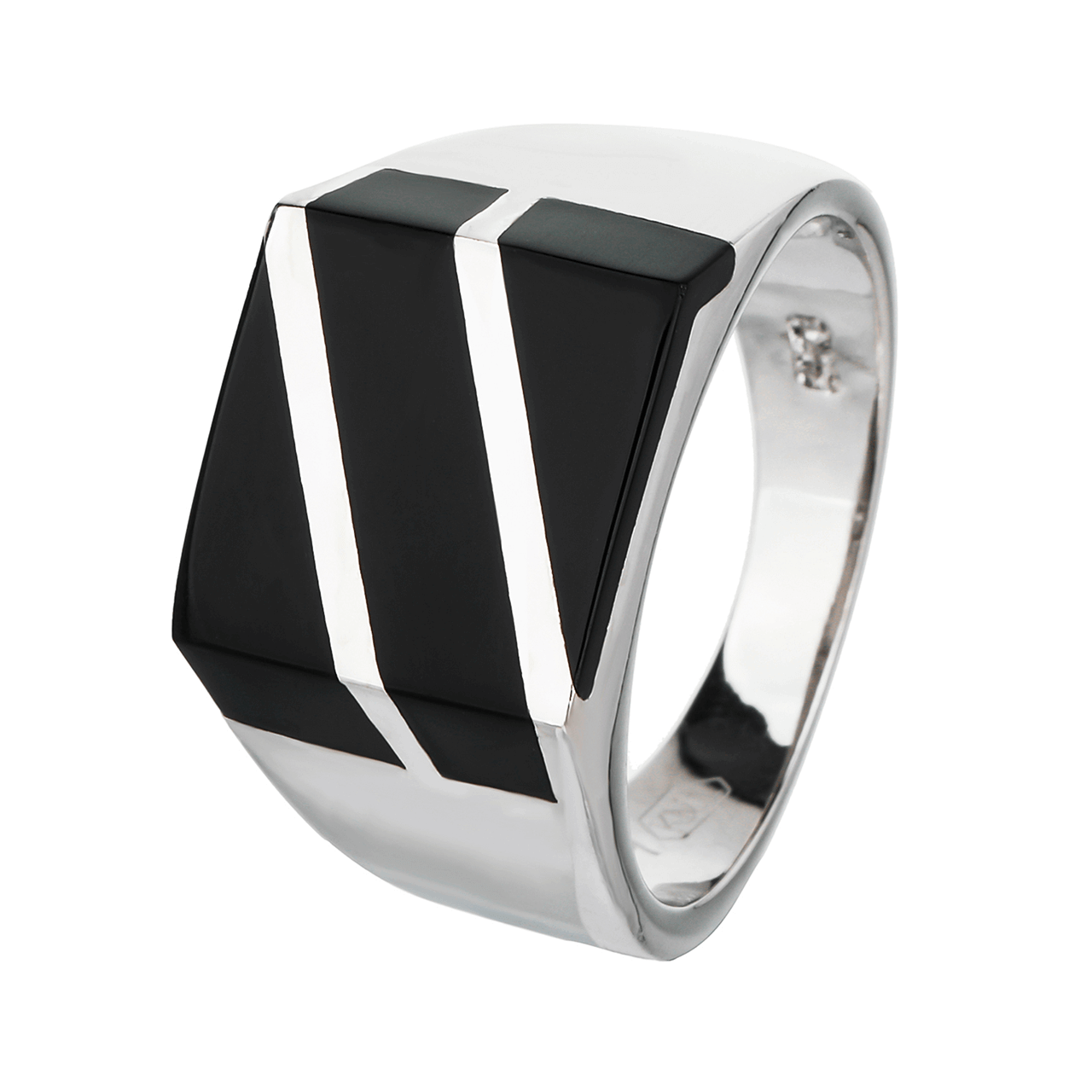 Stříbrný pečetní prsten ŘEKA Velikost prstenu: 66 Ag 925/1000