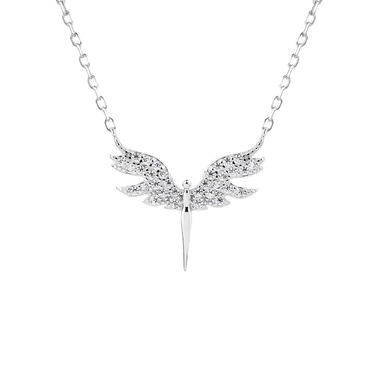 Stříbrný náhrdelník ANDĚL půvabný Délka řetízku: 40+5 cm Ag 925/1000