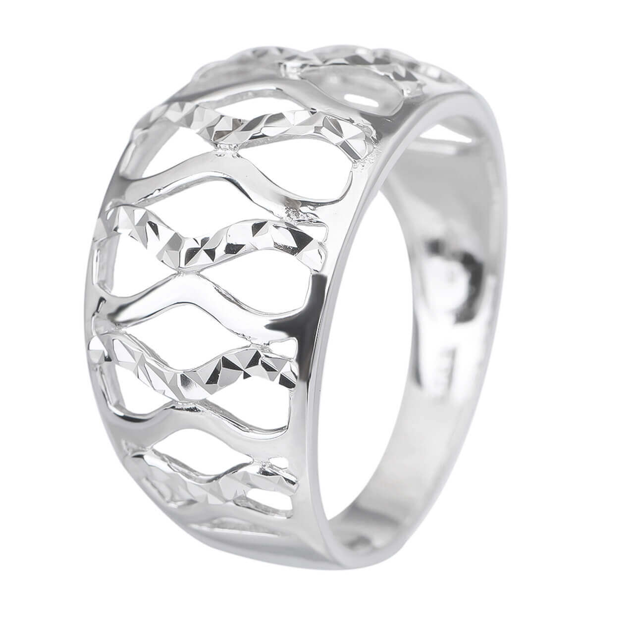 Stříbrný prsten PLETENÝ Velikost prstenu: 52